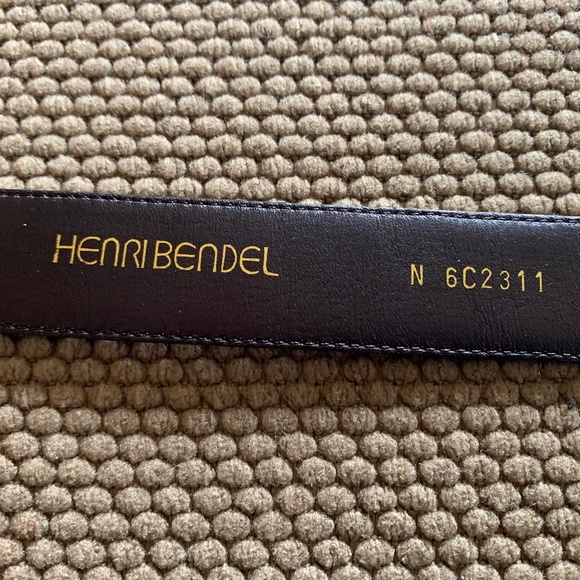 Vintage Henri Bendel Brown Genuine Caiman Crocodile Belt-34 inches- minimal wear main image 4